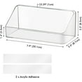 thumbnail image 4 of Medicine Cabinet Shelves Organizer Wall Mounted Storage Organizer Clear Storage Box for RV Bathroom Bedroom Mirror Cabinets (Transparent), 4 of 7