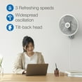 thumbnail image 4 of Lasko 16” 3-speed Oscillating Wall-Mount Fan, White, M16900, New, 4 of 14