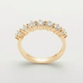 thumbnail image 2 of LBG British Made 10k Rose Gold Cubic Zirconia Womens Eternity Ring - 33 size options - Size 6.25, 2 of 7