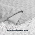 thumbnail image 3 of Cooling Comforter, Soft Lightweight Waffle Weave Blanket for Hot Sleepers, Summer & All Season Bedding to Keep Cool for Night Sweats, 106"x90", King, Dark Gray, 3 of 6