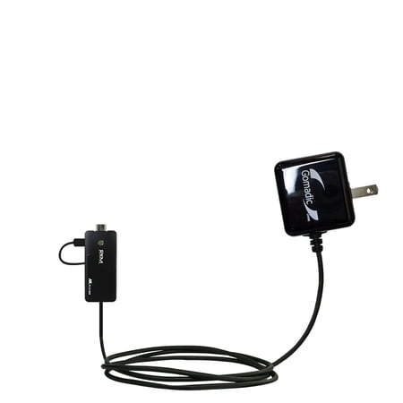 Gomadic Intelligent Compact AC Home Wall Charger suitable for the Android MK802 MK808 Mini PC - High output power with a convenient, foldable plug des