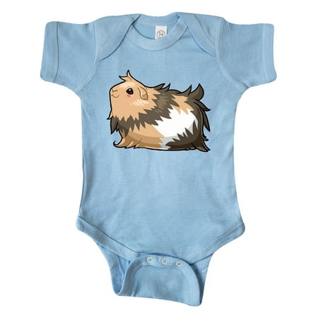 

Inktastic Cute Long Haired Guinea Pig Gift Baby Boy or Baby Girl Bodysuit