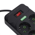 thumbnail image 3 of Multiprise 8 prises USB-C européenne, fixation murale, avec interrupteur, câble de 2 m, 3 of 4