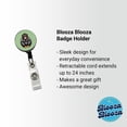 thumbnail image 2 of Bonobo Pygmy Chimpanzee Primate Africa Retractable Reel ID Badge Key Card Name Tag Holder with Clip, 2 of 7