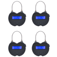 thumbnail image 1 of 4X Smart Time Lock LCD Display Time Lock USB Rechargeable Temporary Timer Padlock Travel Electronic Timer Black,4 x Time Lock,Black, 1 of 5