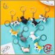 thumbnail image 2 of MINI llavero de gato lindo de dibujos animados para mujer, llavero de gato lindo, llavero de gato creativo Kawaii, llavero de coche para mujer, accesorios colgantes, regalos DIY, 1-5 piezas, 2 of 4