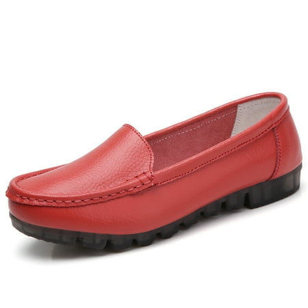 

Lefu shoes on the left bank Women s spring large women s shoes Flat shoes Korean leather women s shoes