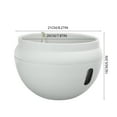 thumbnail image 3 of SPOORYYO Hanging Rattan Style Basket Planter with Water Barrier, for Gardening and Home Decoration, 3 of 6