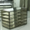 thumbnail image 3 of Cosmetic Makeup Organizer 5 Drawer Acrylic Storage Solution for Cosmetics Jewelry Beauty Supplies Clear Organizer Ideal for Girls’ Room and College Dorm Counter, 3 of 4