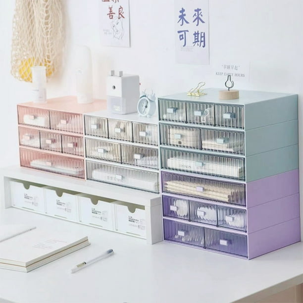 Organizador de cajones de escritorio Jadeshay estuche de almacenamiento impermeable