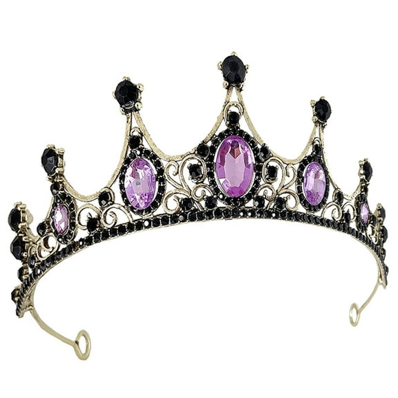 Purple Tiara for Women Gender Children's Crown Women's Headband