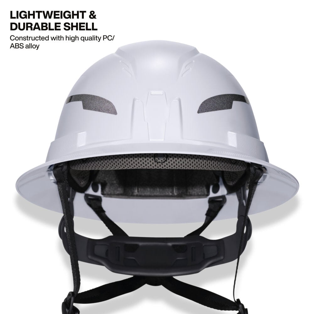Klein Tools Class E Type-2 Hard Hat Non-Vented Full Brim With Chin Strap White Ca Only