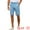 Blue, variant on Unique Bargains Men's Plaid Shorts Straight Fit Comfort Flat Front Checked Shorts 28 Pink