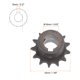 thumbnail image 3 of 06B Rodillo Cadena Piñón 13T Paso 3/8" 16mm Diámetro A3 Carbono Acero Motor Accionamiento Engranaje, 3 of 6