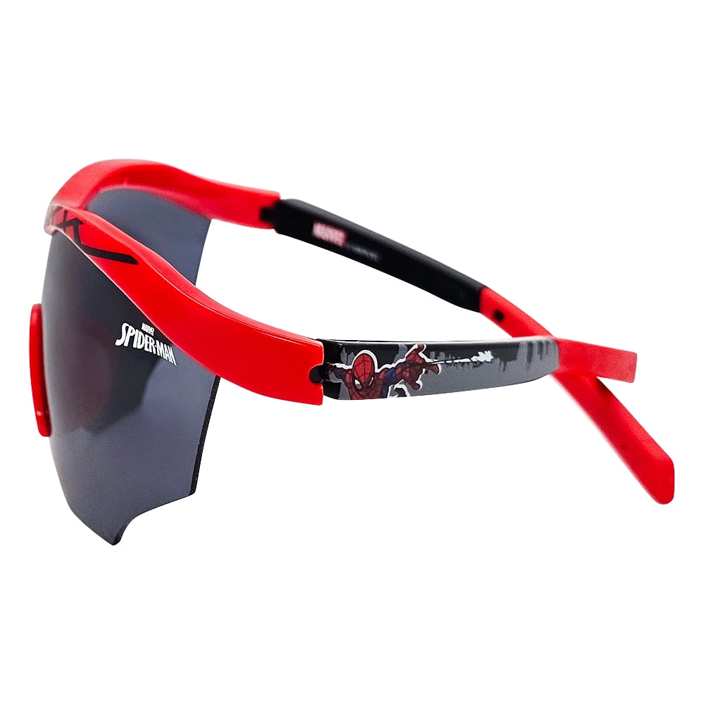 Spiderman Mirror Lens Sports Wrap Sunglasses