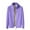 Purple, variant on SwiftWear Fleece Jackets for Men, Men's Fashion Casual Solid Color Full Zipper Long Sleeve Hoodless Casual Outwear White XXXXXL