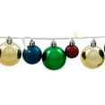 thumbnail image 4 of Northlight Ornament String Light Christmas Garland - LED Warm White  - 3' - 10ct - Green, 4 of 5