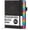Black, variant on Password Keeper Book with Colorful Alphabetical Tabs, Small Internet Password Book for Seniors, Password Organizer for Website Logins (Black, 4.7''x6.2'')