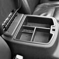 thumbnail image 2 of Center Console Organizer Compatible with Toyota, Insert ABS Black Materials Tray, Armrest Box Secondary Storage for Chevy Silverado, 2 of 7