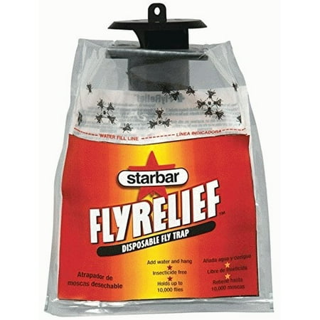 10 Traps - Central Life Sciences Disposable Fly Trap Disposable, Gel, 10 in L
