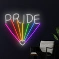 thumbnail image 4 of Handmadetneonsign Pride Neon Sign, Pride LGBT Wall Art Decor, LGBT Rainbow Wall Decor, LGBT Decor, 4 of 5