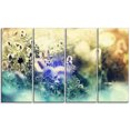 thumbnail image 2 of Blue Mountain Meadow Flowers - Floral Canvas Art Print, 2 of 3