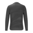 thumbnail image 4 of Knitted Sweaters for Men Big and Tall S-5X Plus Size Half Zippers Stand Collared Long Sleeve Tops Casual Solid Comfort Relaxed Sweater T-Shirts, 4 of 5