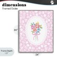 thumbnail image 4 of Stupell Industries French Country Pink Feminine Bouquet Gray Framed Giclee Art, 24 x 30, by Corinne Haig, 4 of 8