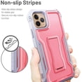 thumbnail image 4 of FITO For iPhone 11 Pro Max Case, Phone Case with Screen Protector and Kickstand (Pink), 4 of 7