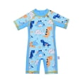thumbnail image 5 of Ticikt Boys Swim Trunks Cute Panda Surfing Design Swimwear for Toddlers and Kids Two Piece Outfit with Rash Hat,Color:Blue,Size:2-3 Years, 5 of 8
