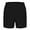 Black, variant on Turilly Men's Summer Shorts Running Shorts With LinerCasual Solid Color Elastic Waist Casual Sports Fitness Shorts L