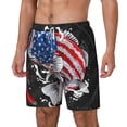 thumbnail image 2 of Balery Largemouth Bass Fish in USA Mens Swim Trunks Swim Shorts for Men Quick Dry Inseam Beach Shorts with Compression Liner Pocket-Medium, 2 of 9