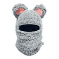 thumbnail image 1 of Bear Ski Machine Washable Knit Face With Ears & Face For Cold Weather Skiing Climbing Exercise Stool for Working Out under The Desk Elliptical Fitness Finds Exercise Gliders Pedal Exercise Reverse, 1 of 2