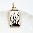 thumbnail image 4 of Colgante de gota de aceite estilo europeo y americano Colgante de hip hop Colgante de color cobre punk, 4 of 5