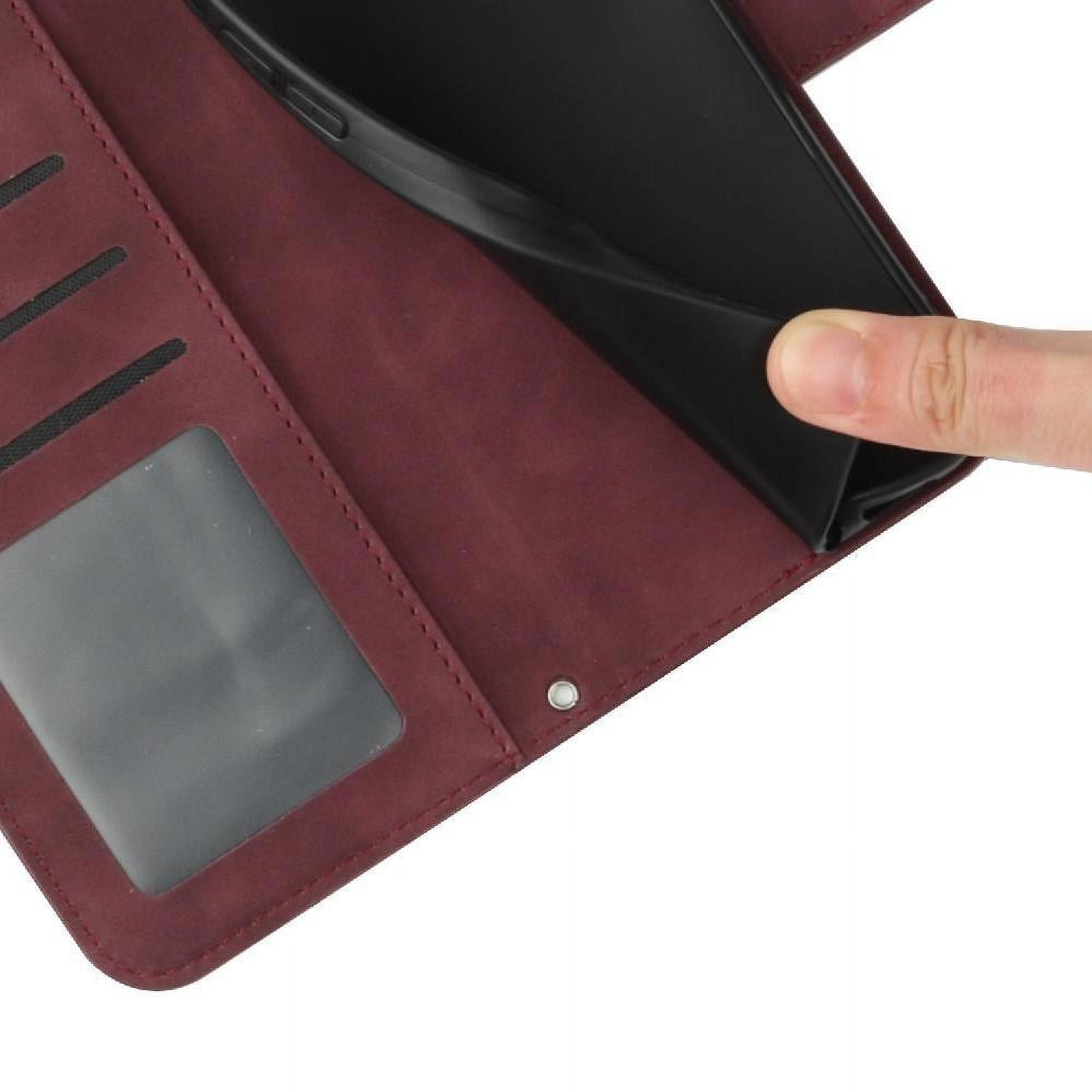 Case for Samsung Galaxy S25 Fe Luxury Pu Leather with Card Slots Holder Embossed Sunflower Short Strap Flip Wallet Phone Case