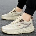 thumbnail image 3 of Men's Ultra-Light Sneakers - Slip-Resistant Low-Top Lace-Up Shoes with Cushioned Sole & Breathable Outsole Suitable for Streetwear, Gym, Office, Casual - - Versatile Athletic Footwear, 3 of 9