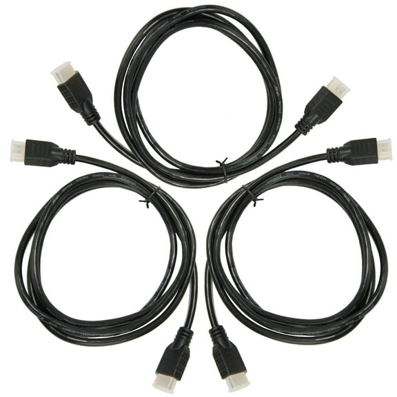 SUMACLIFE HDMI High Speed Male to Male 6 Feet Connector with Ethernet supports 1080p, 3D, 4k Ultra HD and HD Audio [For TVs, Computers, Gaming Consoles, etc.] (8 Pack, 3 Cables per pack)