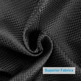 thumbnail image 4 of GourmetG Black Shower Curtain Thick 240GSM, Fabric Shower Curtain with Waffle Weave, Bathroom Shower Curtains, Hotel Quality Heavy Duty, 72 x 72 Inches, 4 of 15