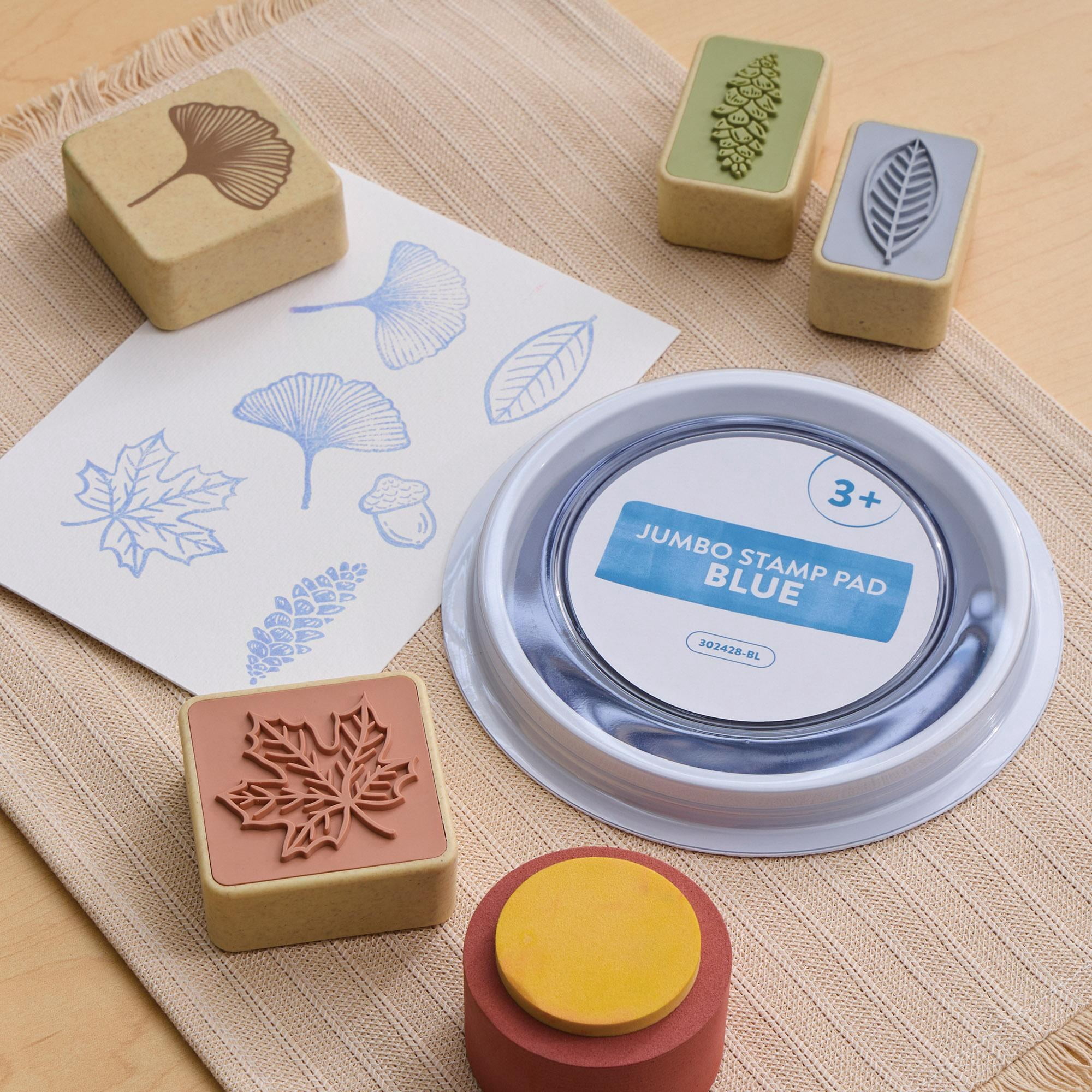 Kaplan Early Learning Company Washable Jumbo Stamp Pad - Set of 9