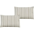 thumbnail image 4 of Luxury 7 Piece King/Cal-King Comforter Set with Shams Cushions,Modern Bright Elegant Artistic Striped Coffee ButtonTucked Geometrical Print & Embro,Bed Cover Bed in Bag22162V-COFFEE, King/Cal-King, 4 of 4