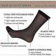 thumbnail image 2 of 10 Pairs Mens Ultra Thin Dress Socks Silk Sheer Business Socks Soft Nylon Work Trouser Sox Mid Calf,black, 2 of 5