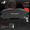 thumbnail image 6 of A-Premium 11.06 inch (280.92mm) Rear Disc Brake Rotors + Ceramic Pads Kit Compatible with Select Buick, Cadillac, Oldsmobile and Pontiac Models - LeSabre, Park Avenue, DeVille, Aurora, Bonneville, 6 of 8
