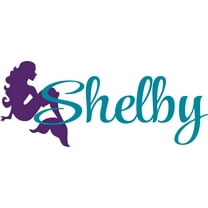 Mermaid Girls Name Mermaids Tail Customized Wall Decal - Custom Vinyl Wall Art - Personalized Name - Baby Girls Boys Kids Bedroom Wall Decal Room Decor Wall Stickers Decoration Size (12x20 inch)