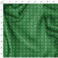 thumbnail image 4 of Soimoi Green polyester Crepe Fabric Artistic Floral Decor Fabric Printed Yard 52 Inch Wide, 4 of 5
