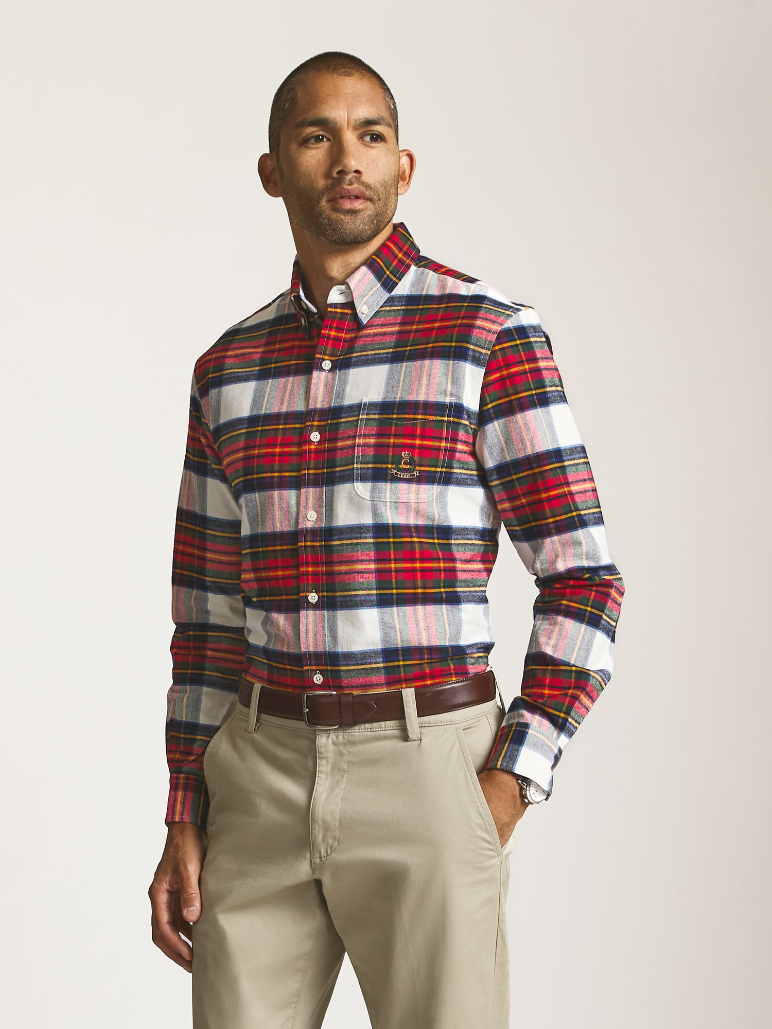 Chaps Men’s and Big Men’s Heritage Cotton Oxford Shirt, Sizes S–2XL