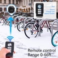 thumbnail image 4 of Rechargeable Bike Alarm with Remote, USB C Charge Wireless Bicycle Vibration Motion Sensor Anti Theft 110dB Loud Security Alarm System for Vehicle Trailer Motorcycle IP65 Waterproof, 4 of 10