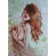 thumbnail image 2 of Luniak, Monika 24x32 White Modern Wood Framed Museum Art Print Titled - Red Hair Girl, 2 of 4