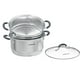 thumbnail image 1 of Steamer Pots Sunhouse, acero inoxidable, 3 litros, 2 niveles, con tapa, 1 of 9