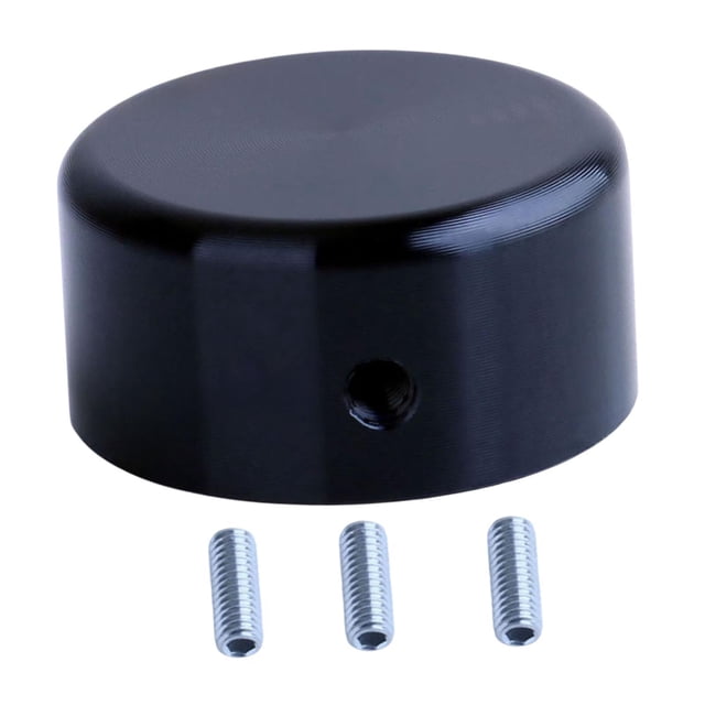 Pedal de guitarra de metal Topper Piesta del pie Tapa de protección del interruptor del interruptor de la perilla para pedales de efecto , Negro