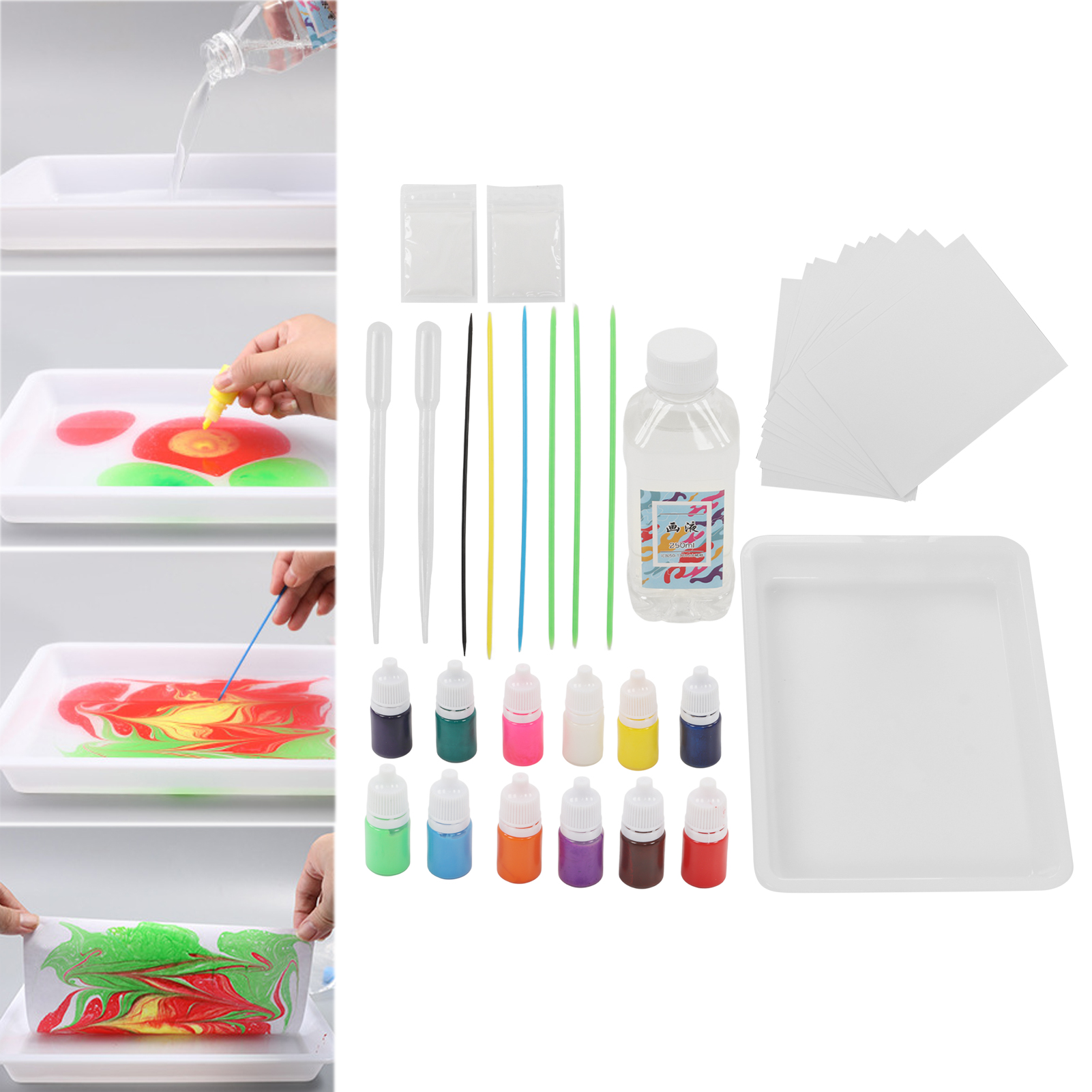 Marbling Paint Kit Available in 6 and 12 colors DM US TO ORDER ♥️